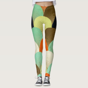 Kleurrijk behang: artistiek ontwerp. leggings