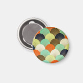 Kleurrijk behang: artistiek ontwerp. magneet (Voorkant / Achterkant)