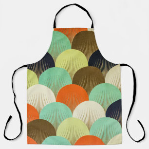 Kleurrijk behang: artistiek ontwerp. schort