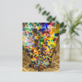 Kleurrijk Bellagio plafond Briefkaart (Staand voorkant)