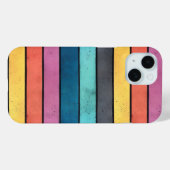 Kleurrijk betonpatroon Case-Mate iPhone case (Achterkant (horizontaal))