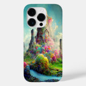 Kleurrijk betoverd bos buitenaards landschap Case-Mate iPhone case (Achterkant)