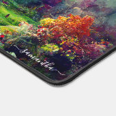 Kleurrijk betoverd panoramisch landschap bureaumat (Hoek)