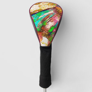Kleurrijk - bijtend en ruw golfheadcover