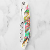 Kleurrijk - bijtend en ruw kurkentrekker (Voorkant)