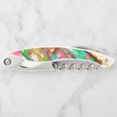 Kleurrijk - bijtend en ruw kurkentrekker (Voorkant)