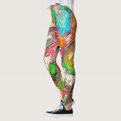 Kleurrijk - bijtend en ruw leggings (Links)