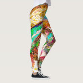 Kleurrijk - bijtend en ruw leggings (Rechts)