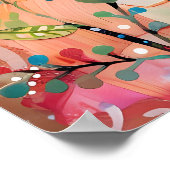 KLEURRIJK BIRD MIXED MEDIA POSTER (Hoek)