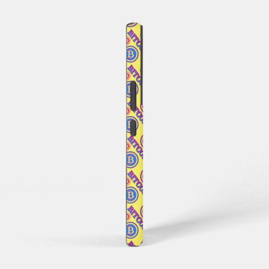 Kleurrijk Bitcoin-patroon Samsung Galaxy Hoesje (Rechterkant)