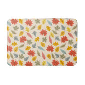 Kleurrijk blad Herfst patroon Badmat (Voorkant)