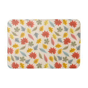 Kleurrijk blad Herfst patroon Badmat
