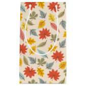 Kleurrijk blad Herfst patroon Klein Cadeauzakje (Voorkant)