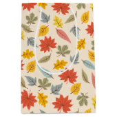 Kleurrijk blad Herfst patroon Medium Cadeauzakje (Voorkant)