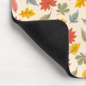 Kleurrijk blad Herfst patroon Muismat (Hoek)