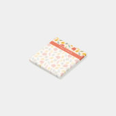 Kleurrijk blad Herfst patroon Post-it® Notes (Schuin)