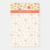 Kleurrijk blad Herfst patroon Post-it® Notes (Voorkant)