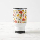 Kleurrijk blad Herfst patroon Reisbeker (Center)