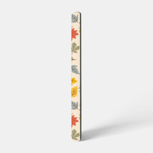 Kleurrijk blad Herfst patroon Samsung Galaxy Hoesje (Linkerkant)