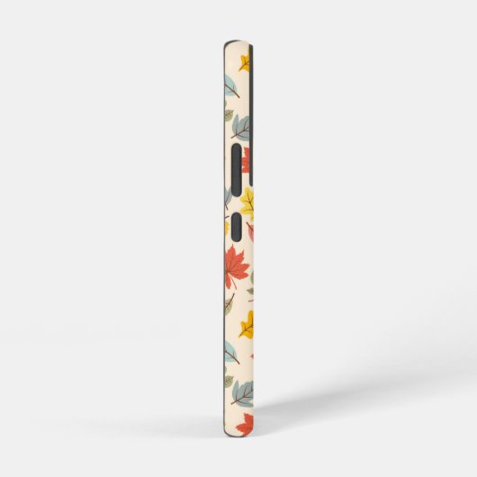 Kleurrijk blad Herfst patroon Samsung Galaxy Hoesje (Rechterkant)