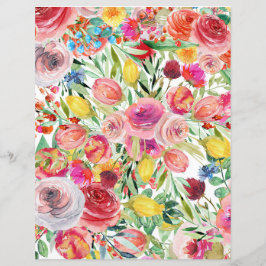 Kleurrijk blad van Floral - meerkleurige bloemkole