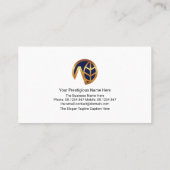 Kleurrijk bladerdak Bamboe Landscape Lawn Care Visitekaartje (Achterkant)