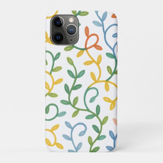 kleurrijk bladerenpatroon Case-Mate iPhone case (Achterkant)