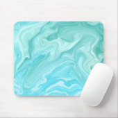 Kleurrijk Blauw Abstract Muismat (Met muis)