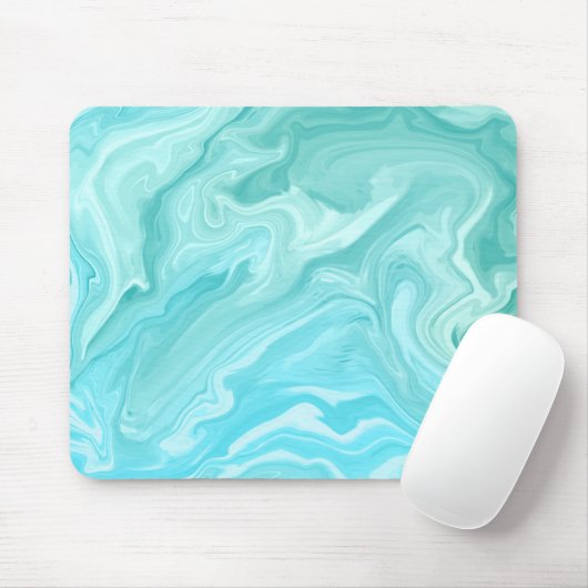 Kleurrijk Blauw Abstract Muismat (Met muis)