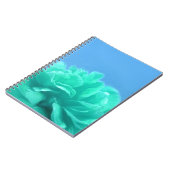 Kleurrijk Blauw Groen Bloemmotief Notitieboek (Linkerzijde)