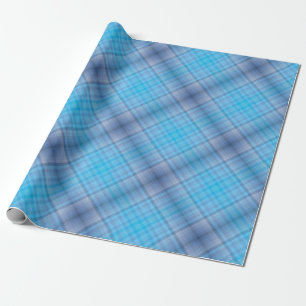 Kleurrijk Blauw Winter Lente Zomer Strepen Patroon Cadeaupapier