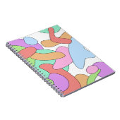 Kleurrijk Blob Notitieboek (Rechterzijde)