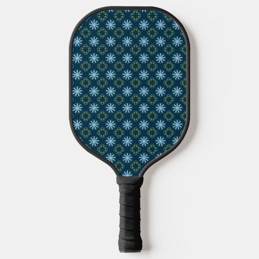 Kleurrijk Bloem Naadloos Patroon Pickleball Paddle (Voorkant)