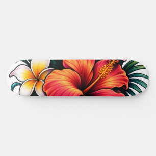 Kleurrijk Bloem Tuin Bloem Ontwerp Persoonlijk Skateboard