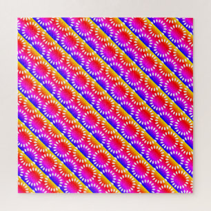 Kleurrijk Bloemblad Mandala Patroon Legpuzzel