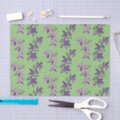 Kleurrijk bloemen, groen- en paars papier (Craft)