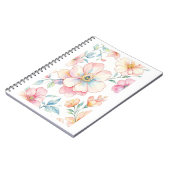 Kleurrijk bloemen notitieboek (Linkerzijde)
