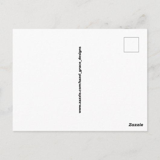 Kleurrijk Bloemen STEM Briefkaart (Achterkant)