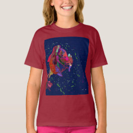 Kleurrijk bloemen T-shirt