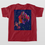 Kleurrijk bloemen T-shirt (Laag Achter)