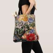  kleurrijk bloemenboeket tote bag (Dichtbij)