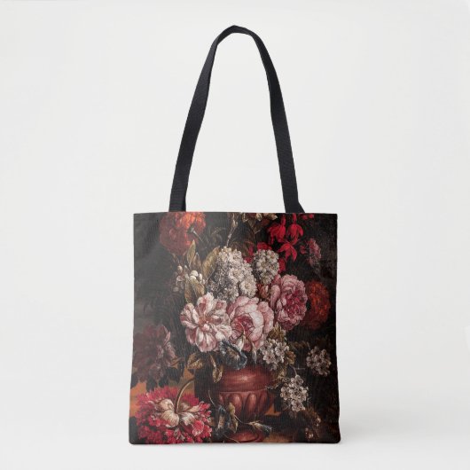  kleurrijk bloemenboeket tote bag (Voorkant)