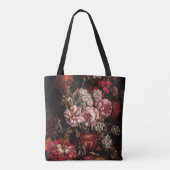  kleurrijk bloemenboeket tote bag (Achterkant)
