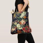  kleurrijk bloemenboeket tote bag (Dichtbij)