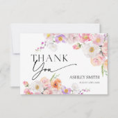 Kleurrijk Bloemendessert Bedankkaart (Voorkant)