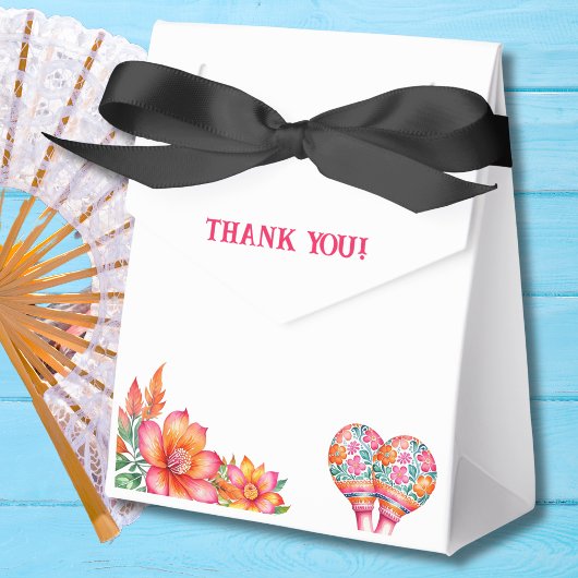 Kleurrijk Bloemengebak Mexicaanse Bruidsdouche Bedankdoosjes