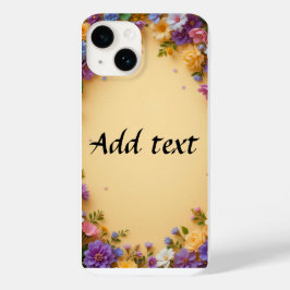 Kleurrijk Bloemenkader Case-Mate iPhone 14 Hoesje