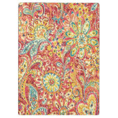 Kleurrijk bloemenklembord klembord (Achterkant)