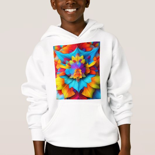 Kleurrijk bloemenmandala ontwerp (Voorkant)