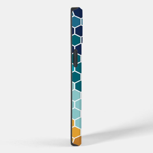 Kleurrijk bloemenmozaïek zeshoek patroon Case-Mate iPhone case (Achterkant / Rechts)